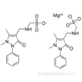 Magnésium, bis [[(2,3-dihydro-1,5-diméthyl-3-oxo-2-phényl-1H-pyrazol-4-yl) méthylamino-kN] méthanesulfonato-kO] -, (57188619, T-4 ) - (9CI) CAS 63372-86-1